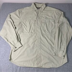Exofficio Men's Insect Shield Sage Hiking or Fishing Button Down Shirt‎